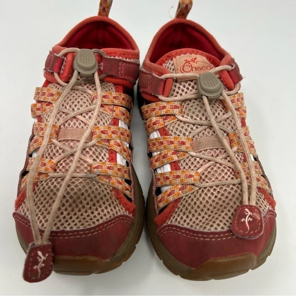 Chaco Unisex Kids Orange & Red Outcross 2 All Terrain Quick Dry Sneakers Size 13